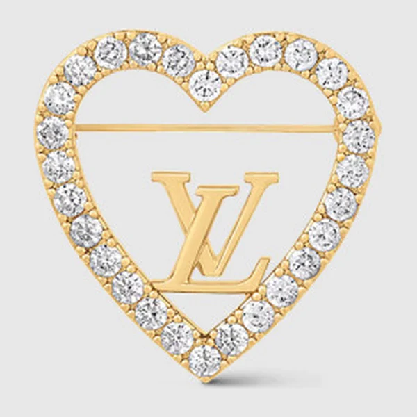 루이비통 마이 LV 러브 브로치 M02163